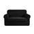 Artiss 2-piece Sofa Cover Elastic Stretch Protector 2 Seater Black
