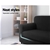 Artiss 2-piece Sofa Cover Elastic Stretch Protector 2 Seater Black