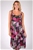 Front Page by Philosophy Womens Lined Print Dress