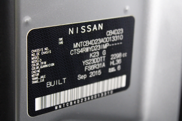 2015 Nissan Navara 4X4 ST-X NP300 Turbo Diesel Manual Dual Cab Auction