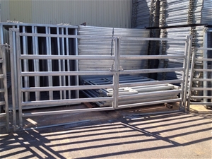 Galvanised 4 m Double Gate, 50x10mm flat