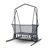 Gardeon Outdoor Swing Hammock Chair with Stand Frame 2 Seater Bench
