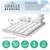 Giselle Bedding Double Size Duck Feather and Down Mattress Topper