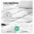 Giselle Bedding King Size Duck Feather and Down Mattress Topper
