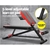 Everfit Adjustable Weight Bench Sit-up Fitness Decline Machine Steel Frame