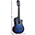 Alpha 34” Inch Guitar Classical Acoustic Cutaway Wooden 1/2 Size Blue
