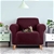 Artiss Sofa Cover Elastic Stretchable Couch Covers Burgundy 1 Seater