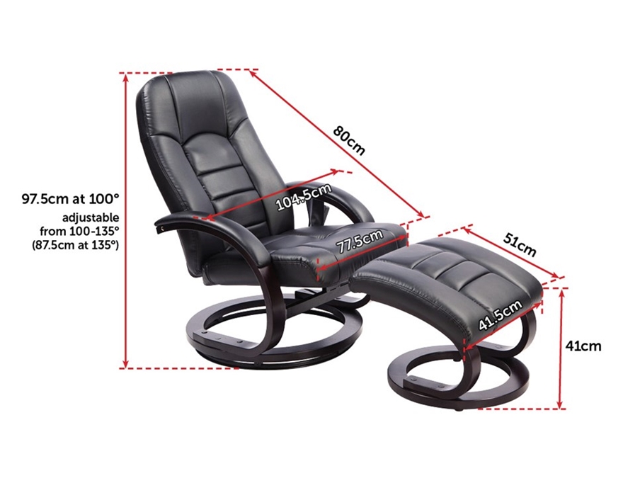Pu Leather Massage Chair Recliner, Homedics Black Leather Massage Chair Recliner