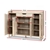 Artiss Shoe Cabinet Shoes Storage Rack 120cm Organiser Drawer Cupboard Wood
