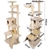 Multi Level Cat Scratching Poles Tree with Ladder Beige