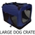 i.Pet Large Portable Soft Pet Carrier- Blue