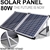Solar Panel Folding Kit Caravan Camping Power 80w Polycrystalline
