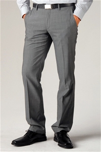 Brooksfield Men's Wool Blend Trousers