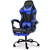 Artiss Gaming Office Chairs Racing Recliner Racer Footrest Blue