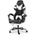 Artiss Gaming Office Chairs Racing Recliner Racer Footrest White