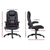Artiss Massage Office Chair Gaimgn 8 Point Heated Chairs Computer Black