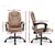 Artiss Massage Office Chair PU Leather Recliner Computer Gaming Espresso