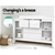 Keezi Baby Change Table Tall boy Drawers Dresser Chest Storage Cabinet