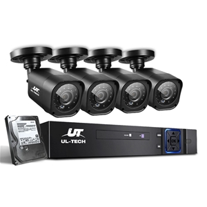 UL Tech CCTV Security System 2TB 4CH DVR