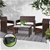 Gardeon Garden Furniture Outdoor Lounge Setting Wicker Sofa Set Cover