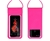 Waterproof Pu Sports Phone Case, Underwater Phone Pouch-Pink