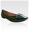 Niclaire Suede Patent Mixed Leather Media Buckle Ballet Flats