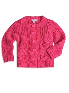 Pumpkin Patch Girl's Large Cable Front C