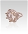Niclaire Big Oval Crystal Ring