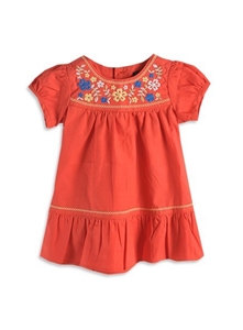Pumpkin Patch Baby Girl's Embroidered Yo