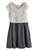 Pumpkin Patch Girl's Lace Skater Dress With Knit Skirt