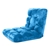 SOGA Floor Recliner Folding Lounge Sofa Futon Couch Chair Cushion Blue