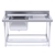 SOGA S/S Work Bench Sink Commercial Kitchen Food Prep 160*70*85cm
