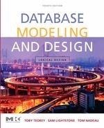 Database Modeling & Design: Logical Desi