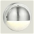 HPM LED Stainless Steel 100mm Round Outdoor Step Wall Light Silver 12V 1W