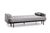 Sofa Bed 3 Seater Button Tufted Lounge Set Couch in Fabric Grey Colour