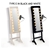 Levede Dual Use Mirrored Jewellery Dressing Cabinet LED Light White