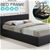 Levede Bed Frame Gas Lift Premium Leather Base Mattress Double