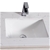 Bathroom Basin Toilet Vanity Finger Pull Cabinet 750mm Stone Top