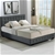 Levede Gas Lift Bed Frame Fabric Base Mattress Double Dark Grey