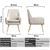 2x Levede Luxury Upholstered Armchair Dining Chair Accent Sofa Padded