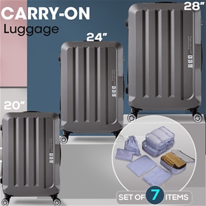 3pcs Luggage Sets Travel Hard Case Light