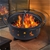 Outdoor Fire Pit BBQ Table Grill Garden Patio Heater Fireplace Brazier