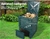 290L Compost Bin Food Waste Recycling Composter Garden Composting Green