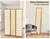 Levede Room Divider Screen 4 Panel Privacy Wooden Dividers Timber Stand