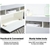 TV Cabinet Entertainment Unit Stand Wooden LED Lowline Shelf Furniture