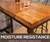 Levede Industrial Wood Bar Table Kitchen Cafe Office Desk Steel Legs
