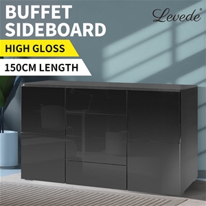 Levede Buffet Sideboard Cabinet Modern H