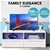 Levede TV Cabinet Stand Entertainment Unit Lowline White LED Furniture