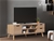 Levede TV Cabinet Entertainment Unit Stand Drawer Wooden Shelf Oak 140cm