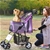 PaWz 4 Wheels Pet Stroller Dog Cat Cage Pushchair Travel Walk Carrier Pram